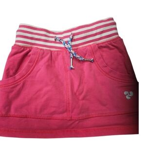 Girls Pink Drawstring Skirt